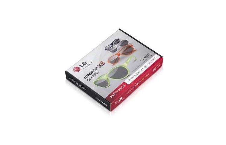 LG Passiiviset 3D-lasit (4-pack), AG-F315, thumbnail 2