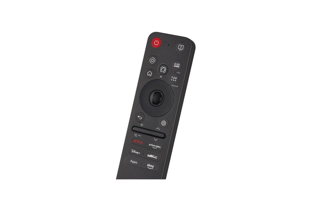 LG 2025 Slim Magic Remote (MR25GA), left side, MR25GA, thumbnail 2