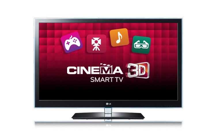 LG Smart TV, jossa markkinoiden uusin Cinema 3D -tekniikka, 47LW650W