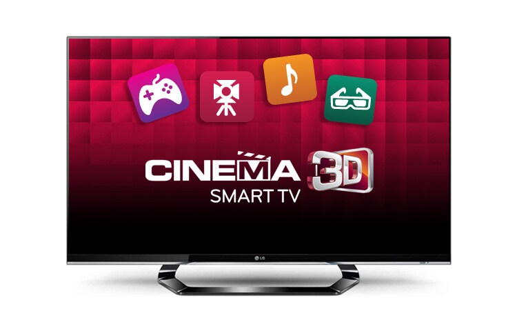 LG LED-televisiossa on äärimmäisen ohuet kehykset, Smart TV -toiminnot, Magic Motion -kaukosäädin ja Cinema 3D., 55LM660T