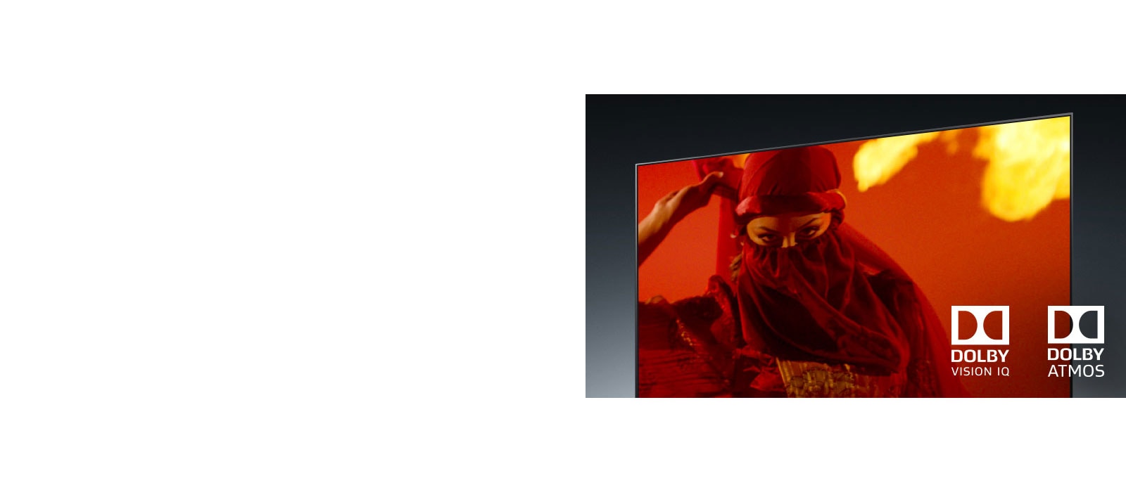 Tv-ruudulla näkyy naisen silmät lähikuvassa