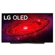 LG 65'' LG OLED 4K TV - CX, Front view with infill image, OLED65CX6LA, thumbnail 1