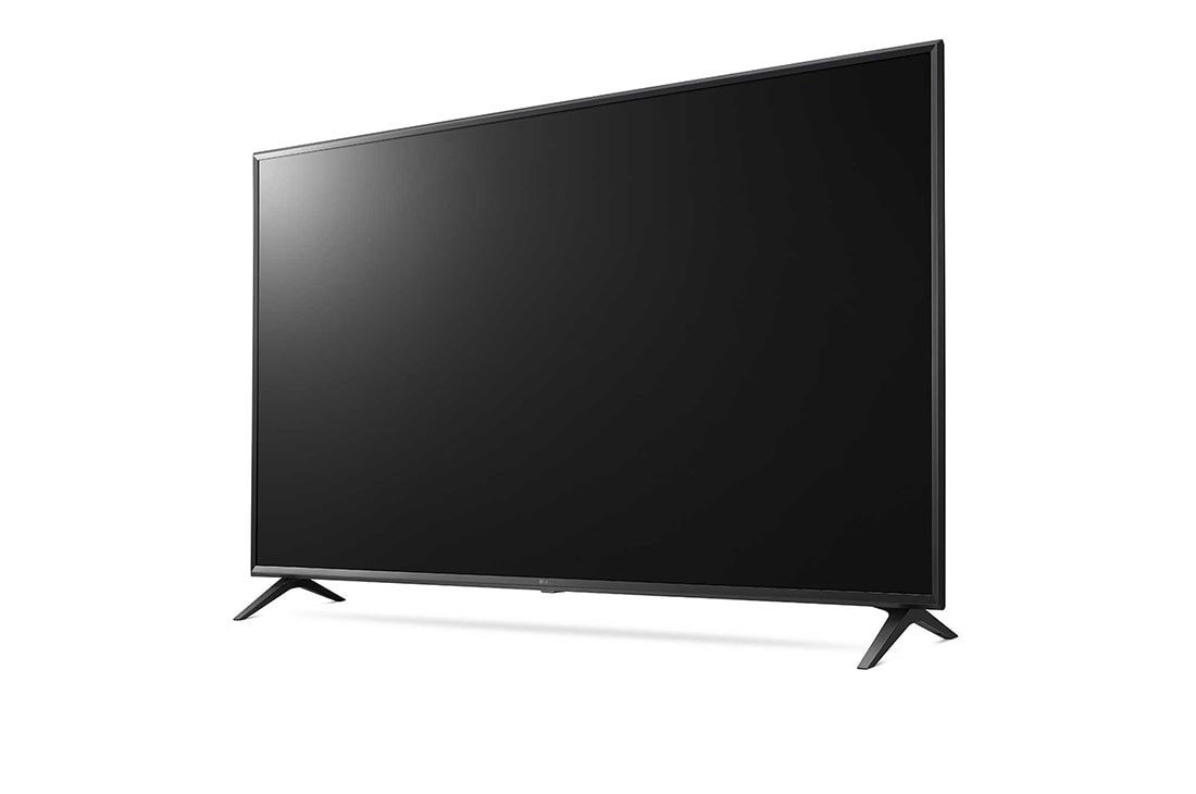 LG UN71 65 inch 4K Smart UHD TV, 30 degree side view, 65UN71006LB, thumbnail 3