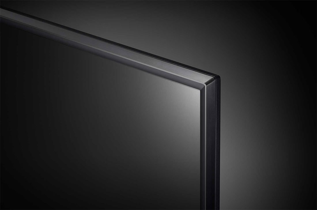 LG UN71 65 inch 4K Smart UHD TV, close-up view of panel, 65UN71006LB, thumbnail 8