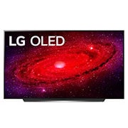 LG 77'' LG OLED 4K TV - CX, Front view with infill image, OLED77CX6LA, thumbnail 1