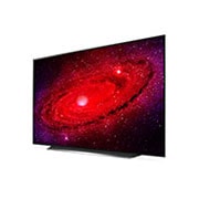 LG 77'' LG OLED 4K TV - CX, 60 degree side view with infill image, OLED77CX6LA, thumbnail 3