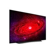 LG 77'' LG OLED 4K TV - CX, 60 degree side view with infill image, OLED77CX6LA, thumbnail 5
