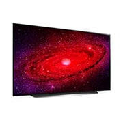 LG 77'' LG OLED 4K TV - CX, 30 degree side view with infill image, OLED77CX6LA, thumbnail 6