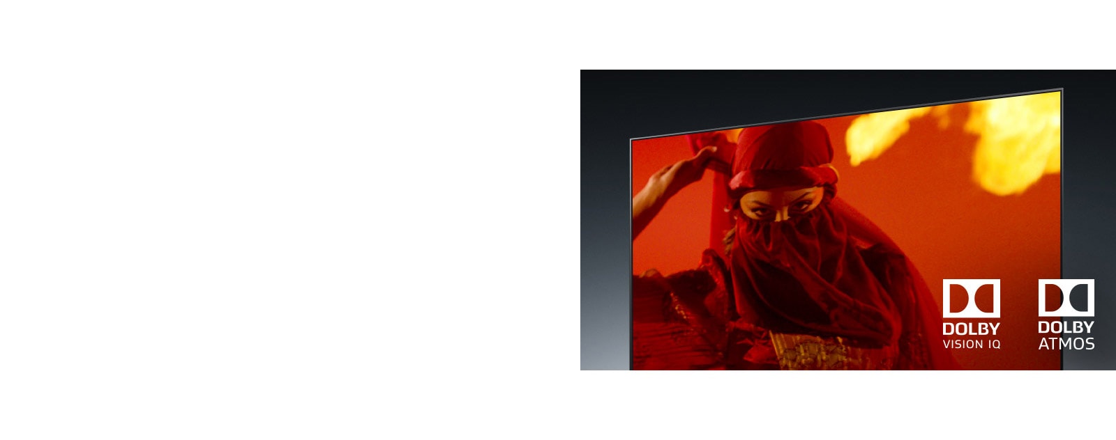 Tv-ruudulla näkyy naisen silmät lähikuvassa