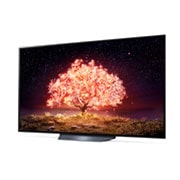 LG B1 65 inch 4K Smart OLED TV, -15 degree side view, OLED65B16LA, thumbnail 2