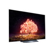 LG B1 55 inch 4K Smart OLED TV, view of opened Knock on Magic space, OLED55B16LA, thumbnail 5