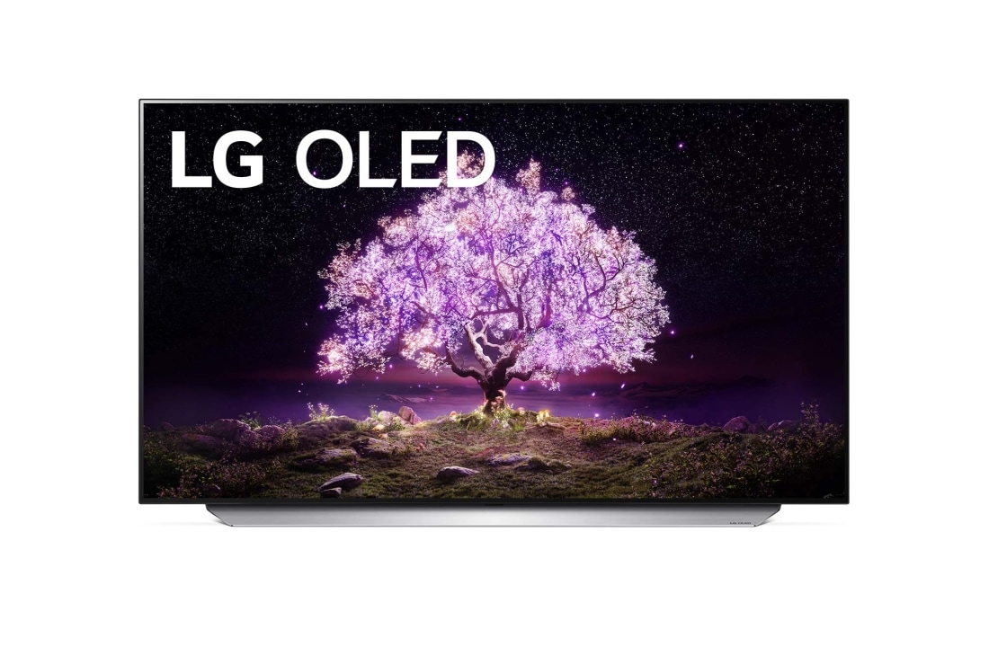 LG C1 55 inch 4K Smart OLED TV, kuva edestä, OLED55C15LA
