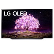 LG C1 83 inch 4K Smart OLED TV, kuva edestä, OLED83C14LA, thumbnail 1