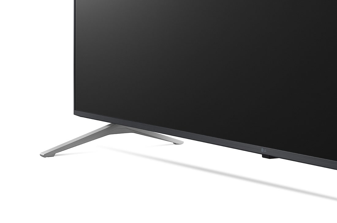 LG UP77 75-tuumainen 4K Smart UHD TV, lähikuva jalustasta, 75UP77109LC, thumbnail 6