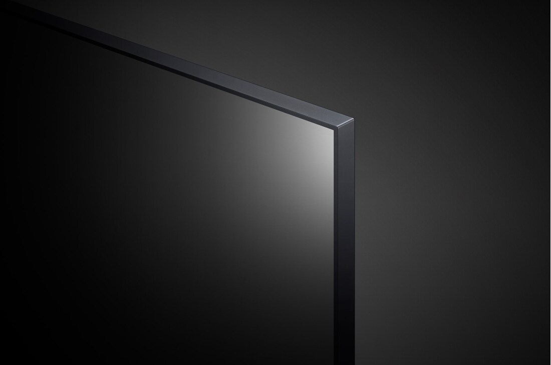 LG UP77 43-tuumainen 4K Smart UHD TV, lähikuva paneelista, 43UP77006LB, thumbnail 8