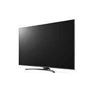 LG UP78 50-tuumainen 4K Smart UHD TV, kuva 30 astetta sivulta ja täytekuva, 50UP78006LB, thumbnail 3