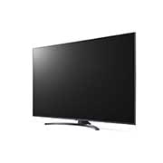 LG UP78 55-tuumainen 4K Smart UHD TV, kuva 30 astetta sivulta ja täytekuva, 55UP78006LB, thumbnail 3