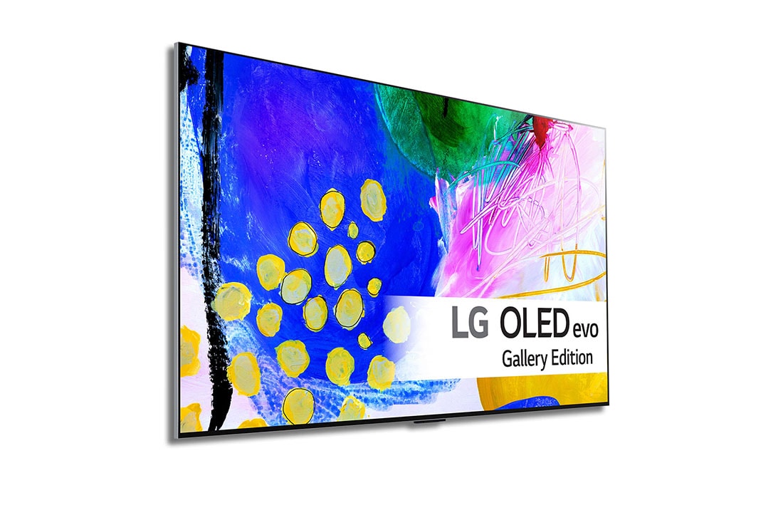 LG 55'' OLED G2 - OLED evo Gallery Edition 4K Smart TV - OLED55G26LA, -15 asteen sivunäkymä, OLED55G26LA, thumbnail 2