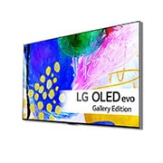 LG 77'' OLED G2 - OLED evo Gallery Edition 4K Smart TV - OLED77G26LA, -15 asteen sivunäkymä, OLED77G26LA, thumbnail 2