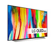 LG 48'' OLED C2 - OLED 4K Smart TV - OLED48C26LB, -30 asteen sivunäkymä, OLED48C26LB, thumbnail 3