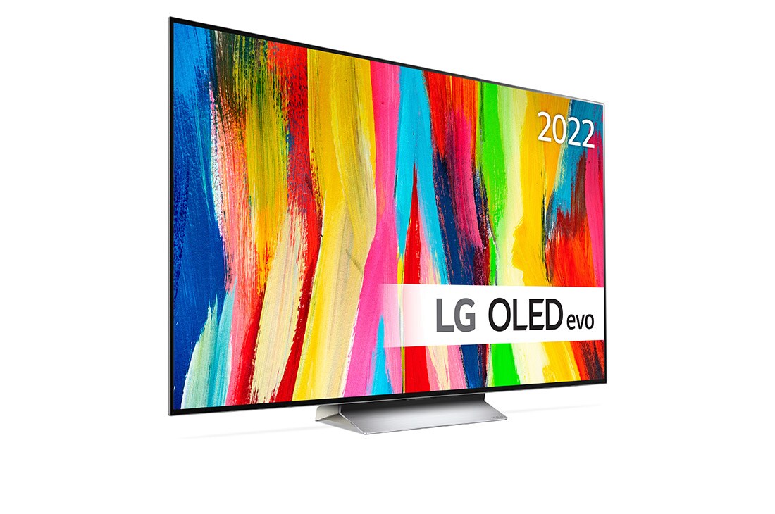 LG 77'' OLED C2 - OLED evo 4K Smart TV - OLED77C26LD, -30 asteen sivunäkymä, OLED77C26LD, thumbnail 3