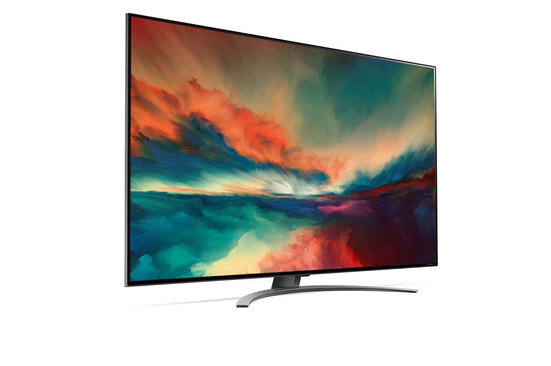 LG 75'' QNED 86 - QNED Mini LED 4K Smart TV - 75QNED866QA, kuva 30 astetta sivulta ja täytekuva, 75QNED866QA, thumbnail 3