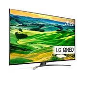 LG 55'' QNED 81 - QNED 4K Smart TV - 55QNED816QA, kuva 30 astetta sivulta ja täytekuva, 55QNED816QA, thumbnail 4
