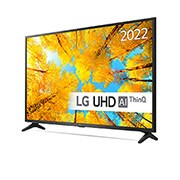 LG 65'' UQ7500 - 4K UHD Smart TV - 65UQ75006LF | LG Suomi, Sivunäkymä pienessä kulmassa, 65UQ75006LF, thumbnail 8