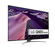 LG 55'' QNED 87 - QNED Mini LED 4K Smart TV - 55QNED876QB, kuva 30 astetta sivulta ja täytekuva, 55QNED876QB, thumbnail 3