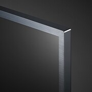 LG 65'' UQ7000 - 4K UHD Smart TV - 65UQ70006LB, Lintuperspektiivinäkymä Lähikuva erittäin ohuesta yläreunasta, 65UQ70006LB, thumbnail 8