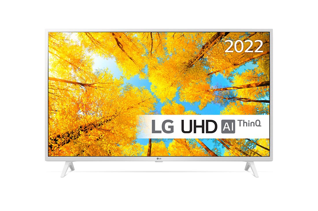 LG 43'' UQ7690 - 4K UHD Smart TV - 43UQ76906LE, Kuva edestä, 43UQ76906LE