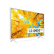 LG 43'' UQ7690 - 4K UHD Smart TV - 43UQ76906LE, Sivunäkymä pienessä kulmassa, 43UQ76906LE, thumbnail 3