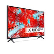 LG 43'' UQ9000 - 4K UHD Smart TV - 43UQ90006LA, Sivunäkymä pienessä kulmassa, 43UQ90006LA, thumbnail 3