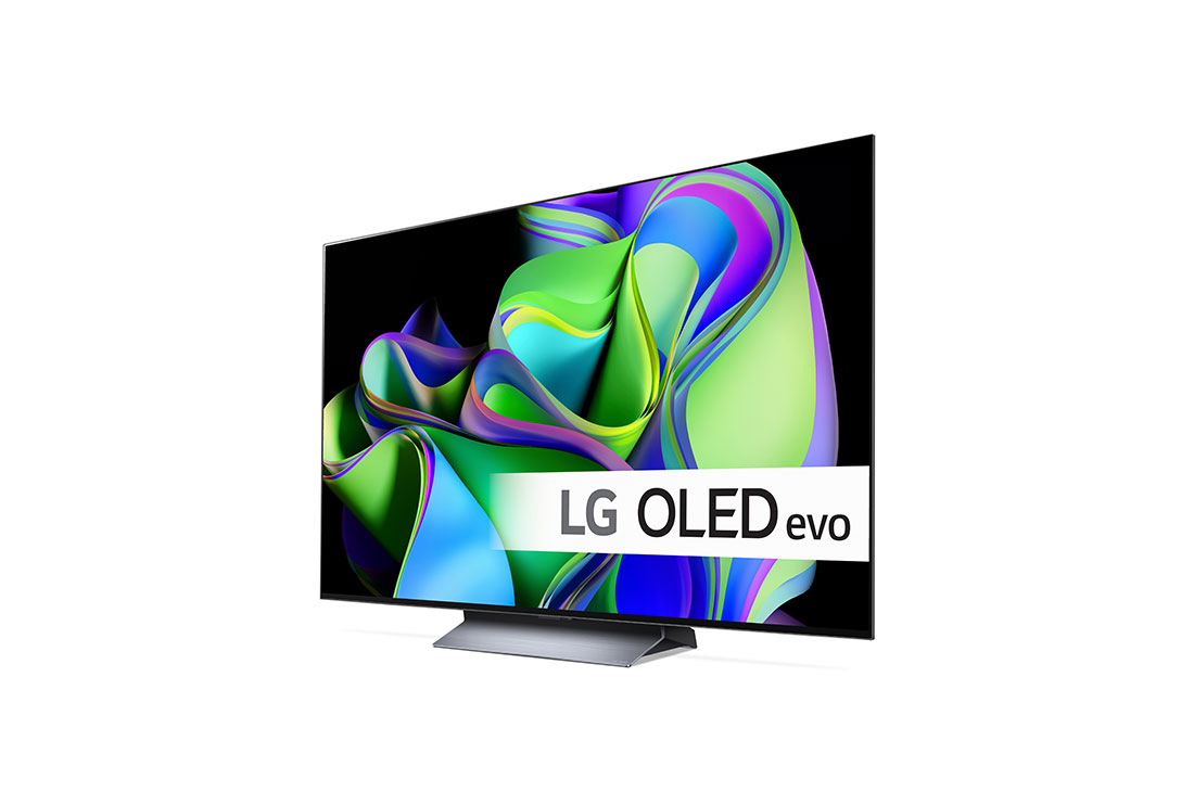 LG 55'' OLED evo C3 - 4K TV (2023), Sivunäkymä vasemmalta, hieman viistosta., OLED55C36LC, thumbnail 2