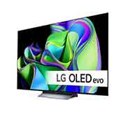 LG 65'' OLED evo C3 - 4K TV (2023), Sivunäkymä vasemmalta, hieman viistosta., OLED65C35LA, thumbnail 6