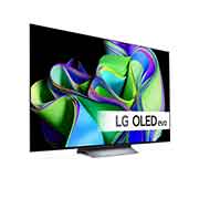 LG 65'' OLED evo C3 - 4K TV (2023), Sivunäkymä oikealta, hieman viistosta., OLED65C35LA, thumbnail 9