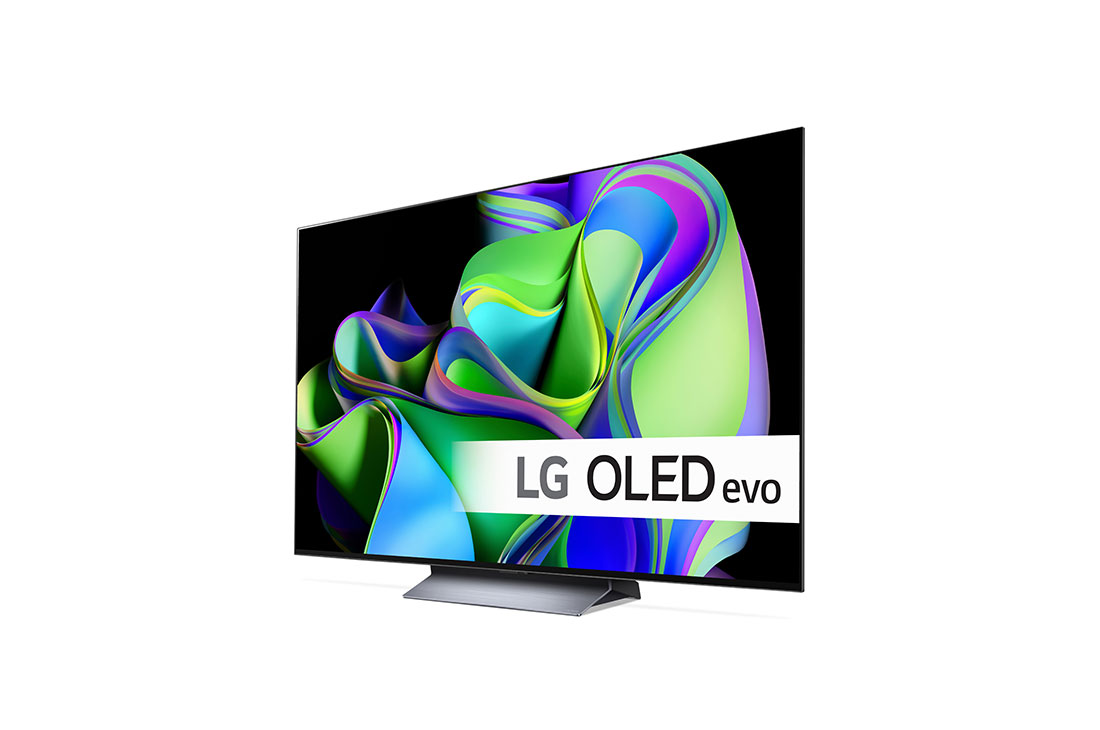 LG 77'' OLED evo C3 - 4K TV (2023), Sivunäkymä vasemmalta, hieman viistosta., OLED77C35LA, thumbnail 6