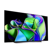 LG 83'' OLED evo C3 - 4K TV (2023), Sivunäkymä oikealta, hieman viistosta., OLED83C36LA, thumbnail 6