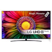 LG 86'' UHD UR81 - 4K TV (2023), LG UHD TV katsottuna edestä, 86UR81006LA, thumbnail 1