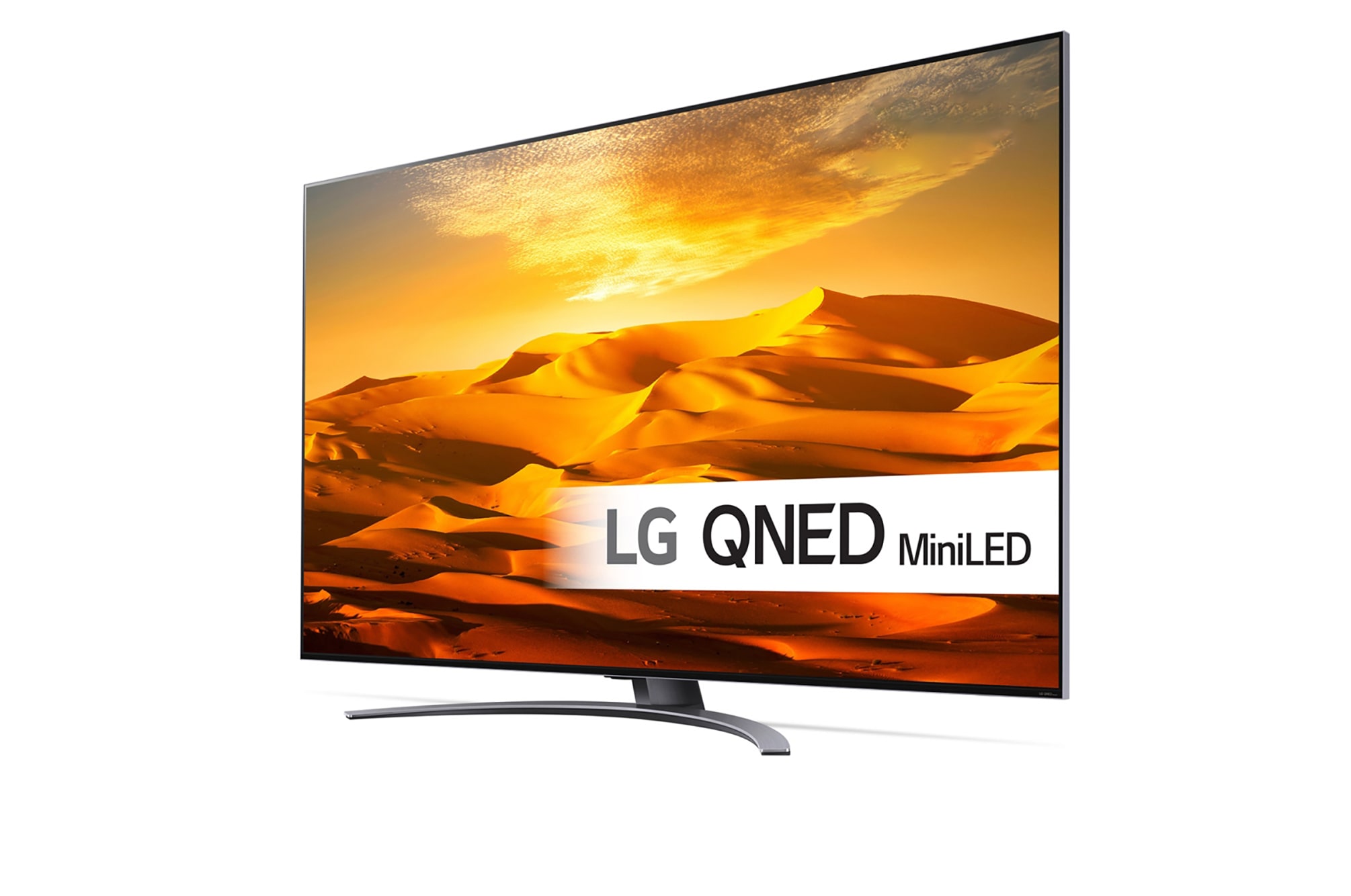 LG 75'' QNED 91 - QNED Mini LED 4K Smart TV - 75QNED916QE, kuva edestä ja täytekuva , 75QNED916QE, thumbnail 2