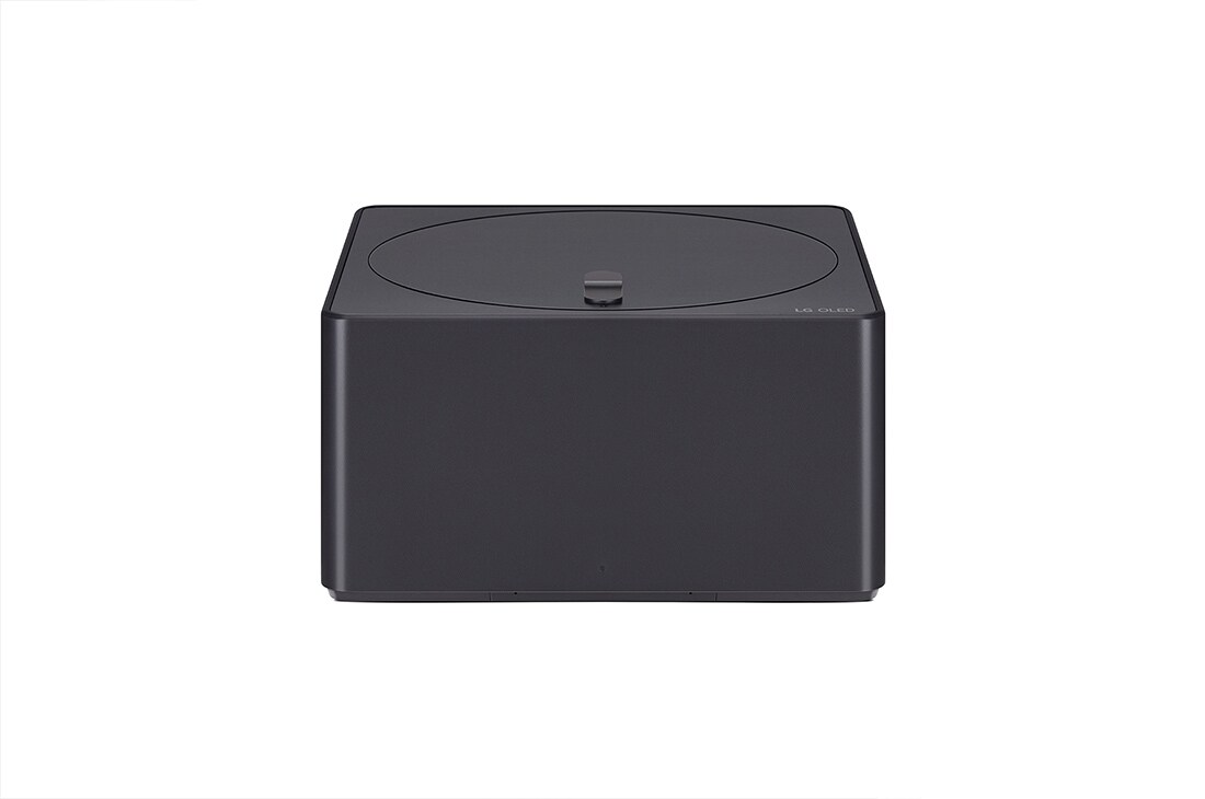 LG Maailman ensimmäinen 83 tuuman True Wireless LG OLED evo AI M3 -televisio 4K 120Hz videon- ja äänensiirrolla , Edestä otettu kuva, jossa on Zero Connect Box, OLED83M39LA, thumbnail 8