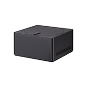 LG Maailman ensimmäinen 83 tuuman True Wireless LG OLED evo AI M3 -televisio 4K 120Hz videon- ja äänensiirrolla , Hieman vinosti vasemmalla otettu kuva, jossa on Zero Connect Box, OLED83M39LA, thumbnail 9