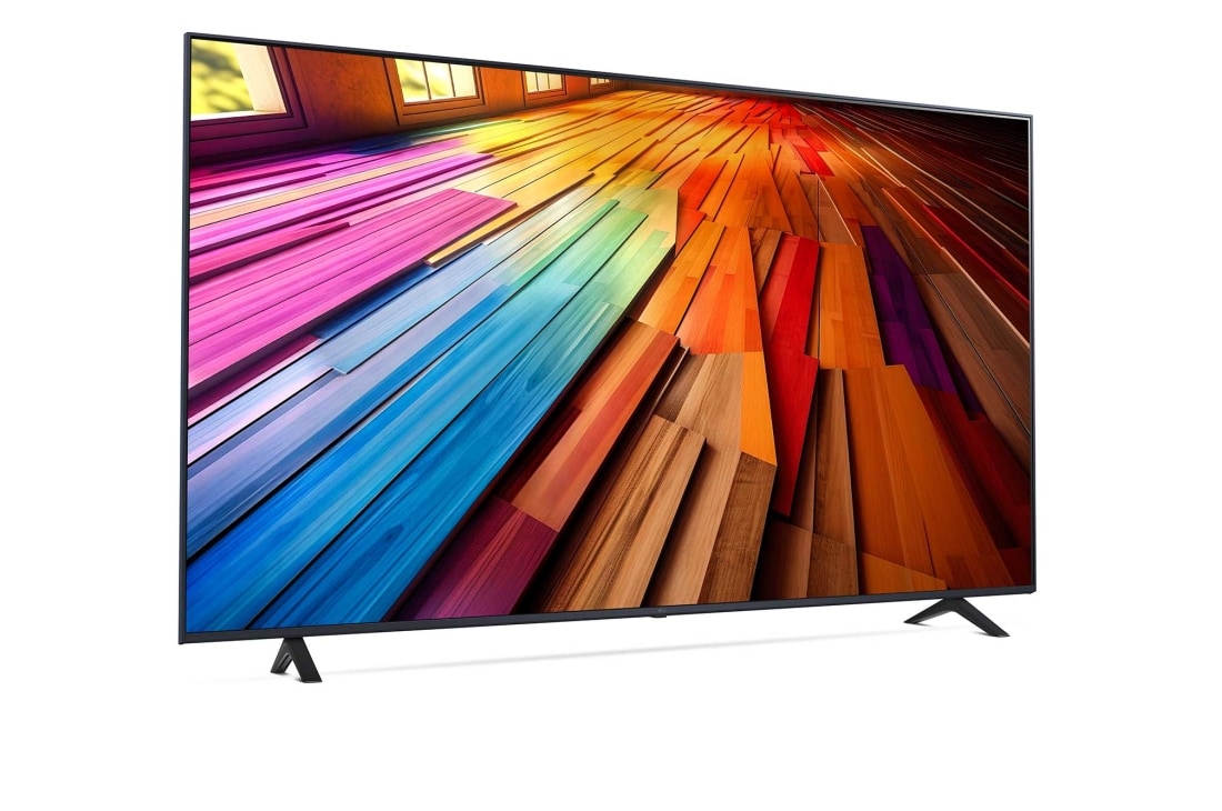 LG 75 tuuman LG UHD AI UT80 4K -Smart TV 2024, Edestä otettu kuva LG UHD TV, UT81 -televisiosta, 75UT80006LA, thumbnail 2