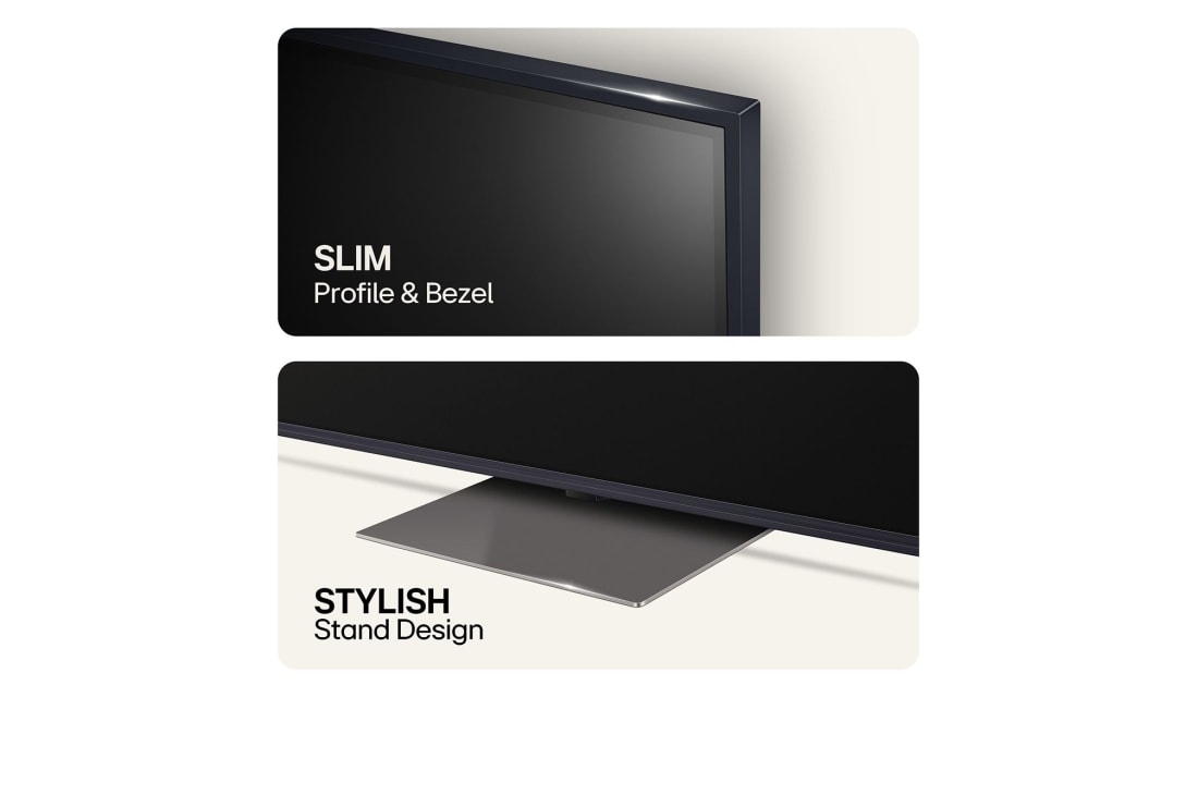 LG 86'' QNED AI 86 - 4K Smart TV (2024), Ohut profiili, kehys ja tyylikäs jalusta, 86QNED86T6A, thumbnail 6
