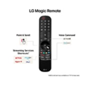 LG 77 tuuman LG OLED AI B4 4K Smart TV OLED77B4, LG Magic -kaukosäädin korostaa helppoa piste- ja vieritystoimintoa, suoratoistopalvelun pikavalintoja ja äänikomentoja, OLED77B4ELA, thumbnail 11