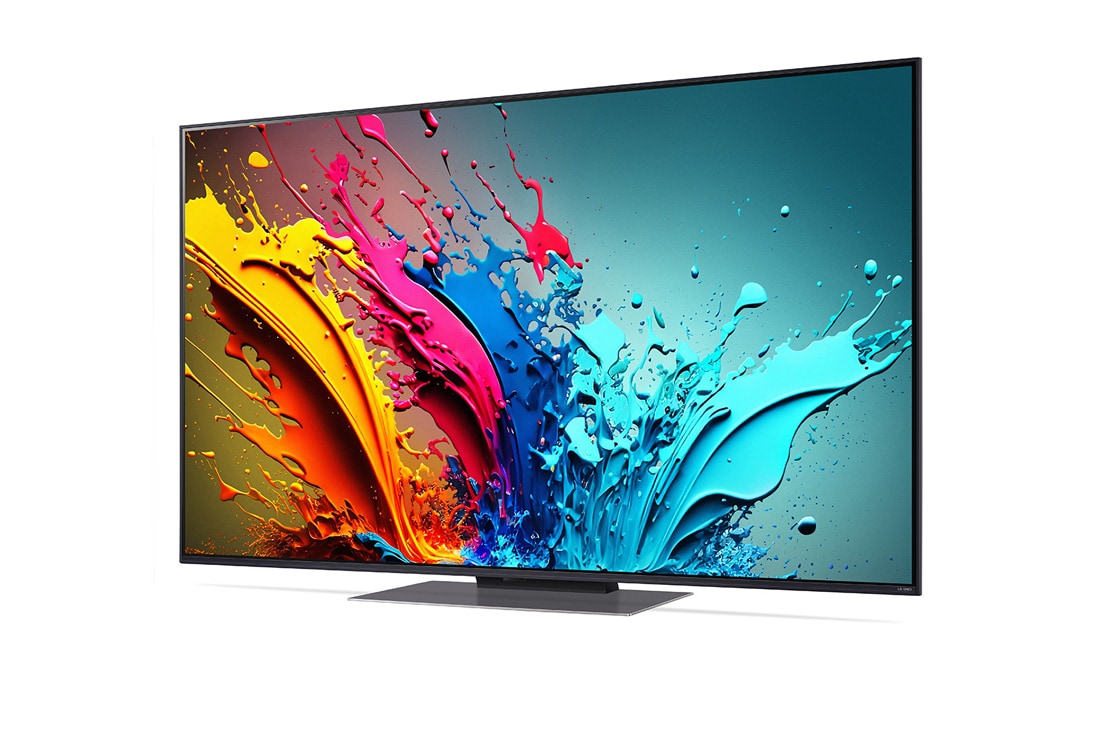 LG 55'' QNED AI 86 - 4K Smart TV (2024), LG QNED TV, QNED86 hieman vinosta kulmasta vasemmalle päin, 55QNED86T6A, thumbnail 2