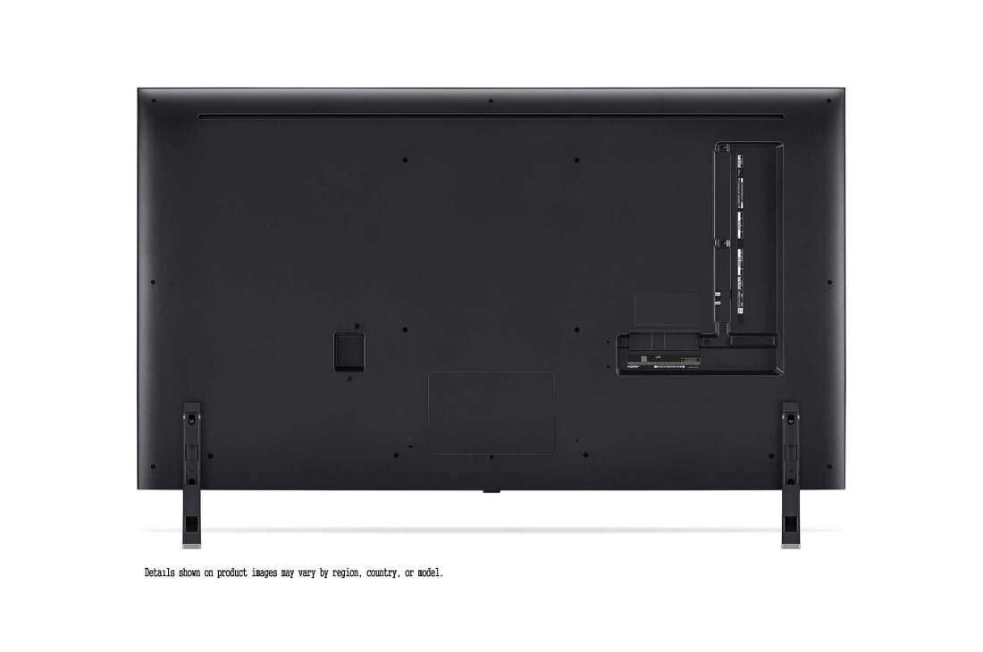 LG 55'' QNED AI 85 - 4K Smart TV (2024), LG QNED TV:n, QNED85:n takanäkymä, portit ja liitäntätiedot, 55QNED85T6C, thumbnail 7