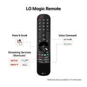 LG 42'' OLED evo AI C4 - 4K TV (2024), LG Magic -kaukosäädin korostaa helppoa piste- ja vieritystoimintoa, suoratoistopalvelun pikavalintoja ja äänikomentoja, OLED42C44LA, thumbnail 8