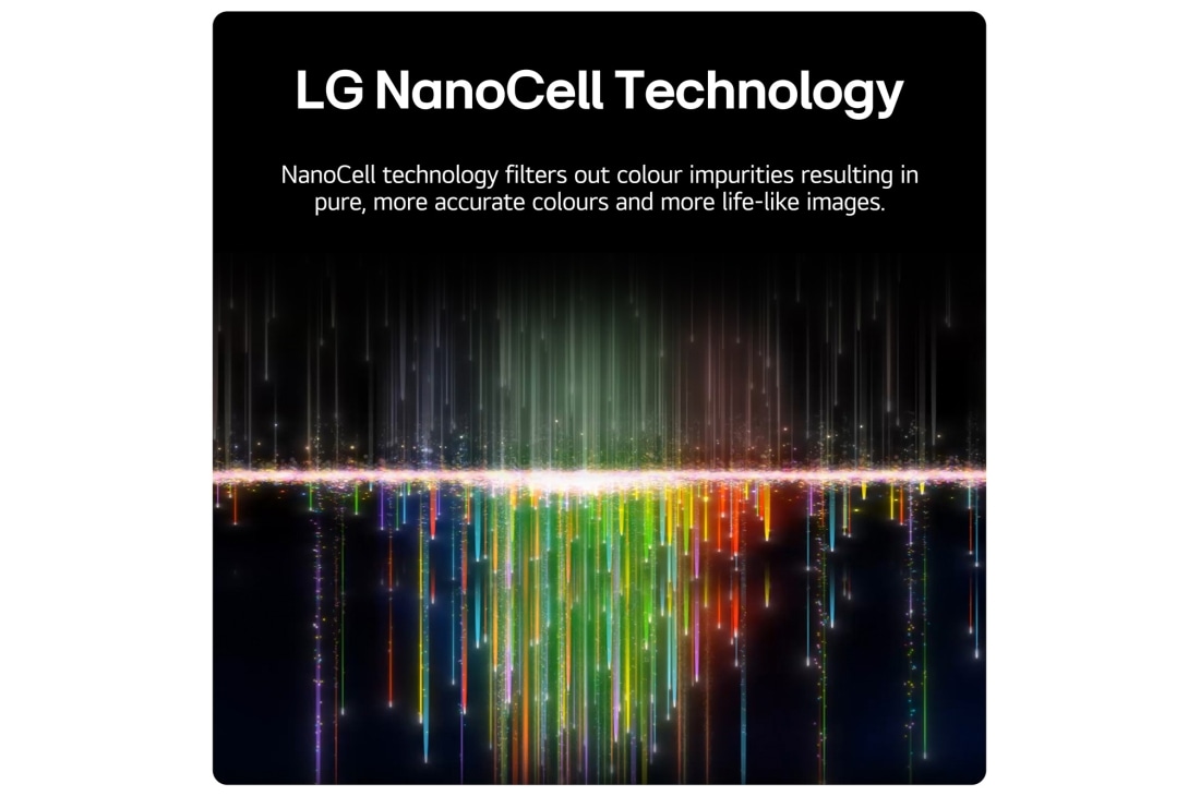 LG 50'' NANO 81 - NanoCell AI 4K Smart TV (2024), LG NanoCell -teknologia suodattaa väriepäpuhtaudet, jolloin värit ovat puhtaampia ja tarkempia ja kuvat todenmukaisempia, 50NANO81T6A, thumbnail 5