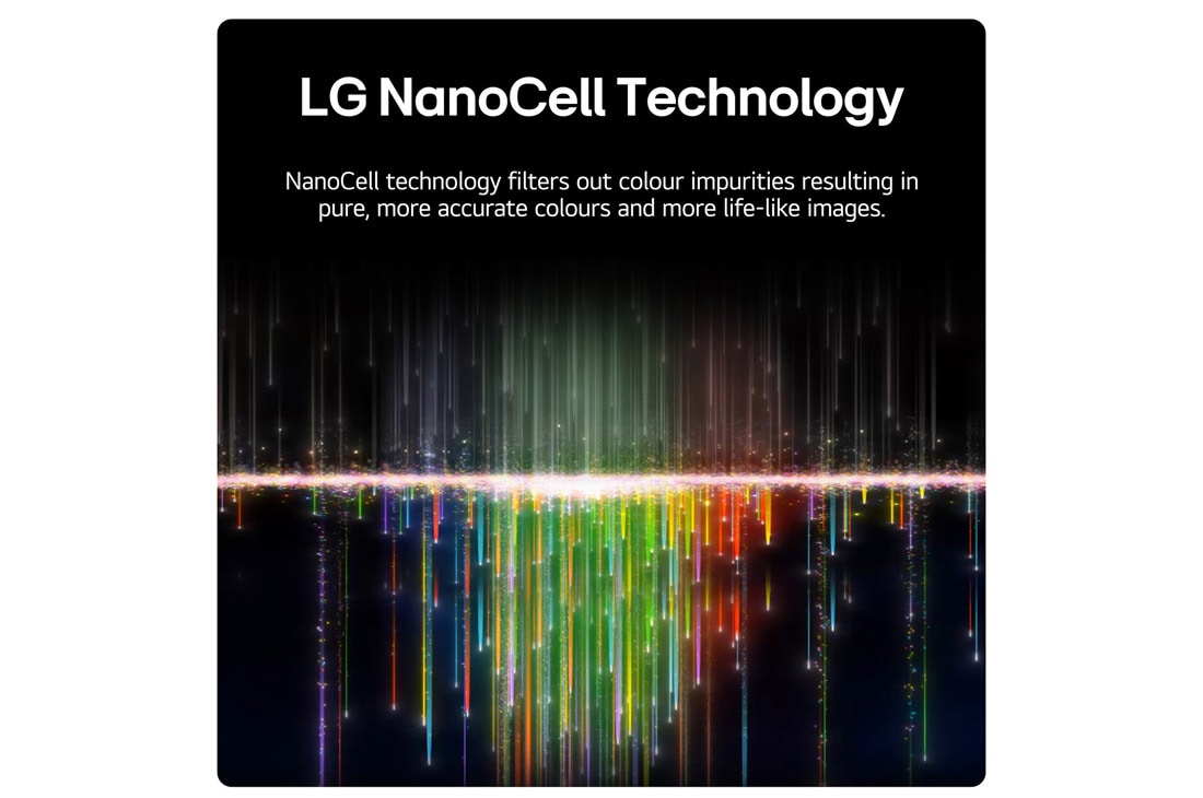 LG 75'' NANO 81 - NanoCell AI 4K Smart TV (2024), LG NanoCell -teknologia suodattaa väriepäpuhtaudet, jolloin värit ovat puhtaampia ja tarkempia ja kuvat todenmukaisempia, 75NANO81T6A, thumbnail 5